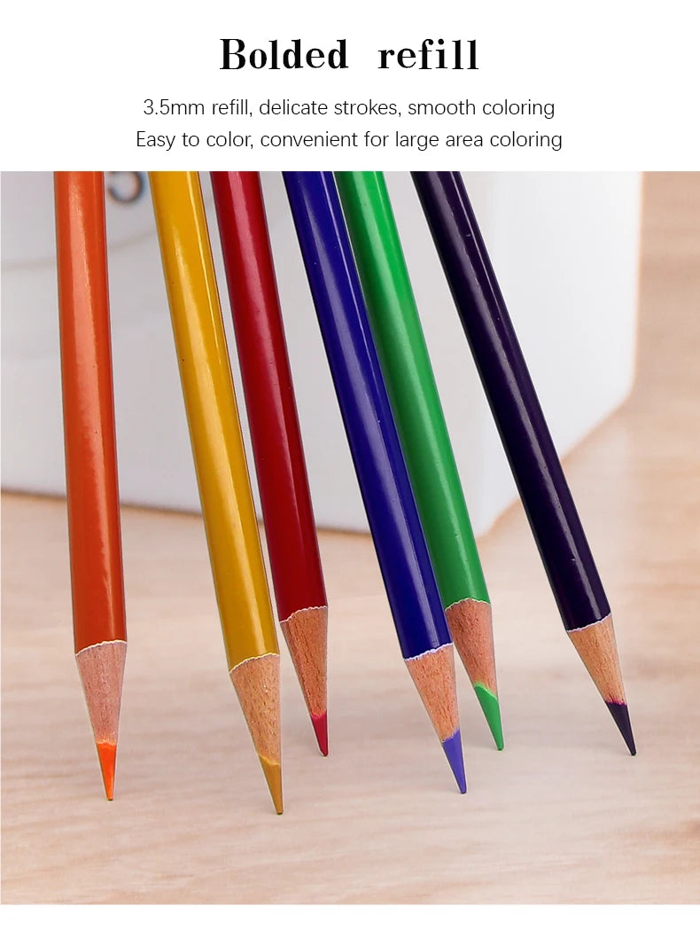 Brutfuner 48/72/120/150/160/180Colors Pencils Professional Oil Wood Soft Watercolor Pencil For School Draw Sketch Art Supplies Beauty World Shop