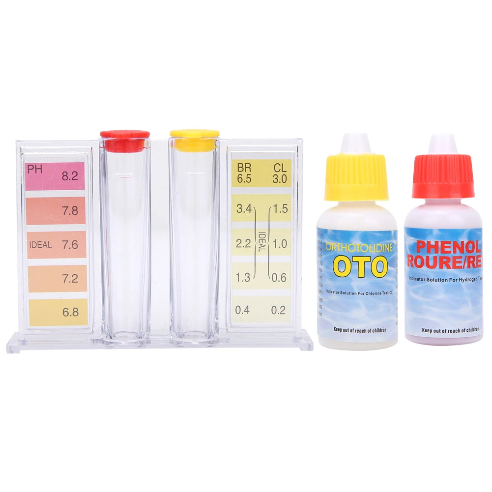 PH Chlorine Water Quality Test Kit Swimming Pool Tester Water Testing Box Beauty World Shop