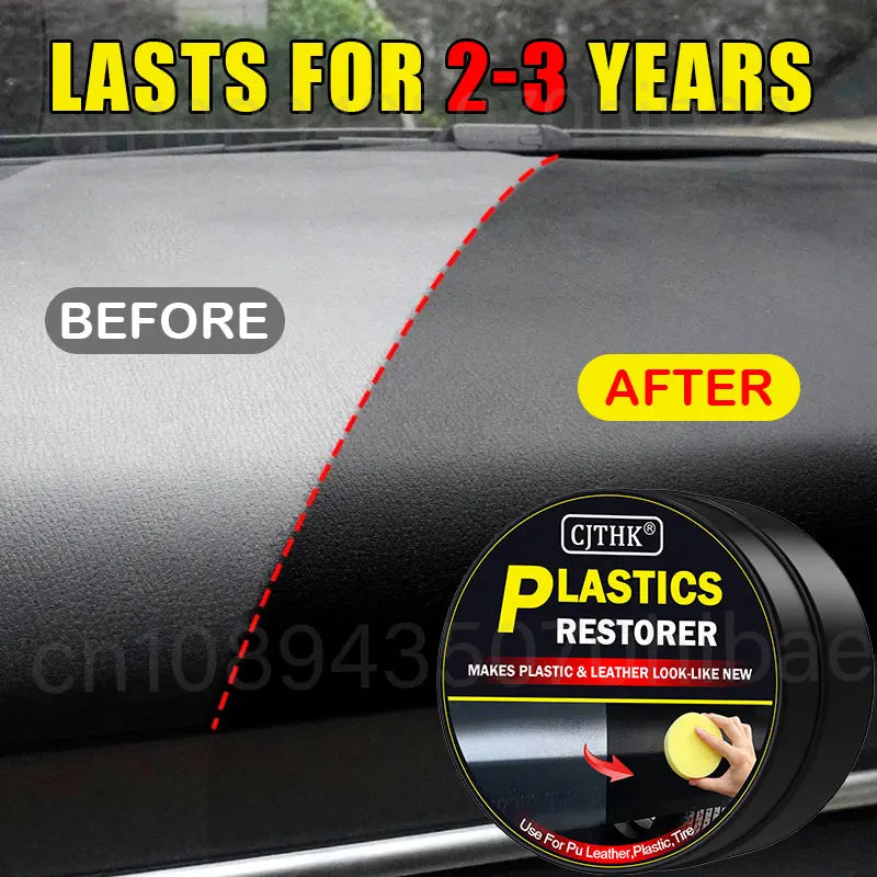 Car Plastic Restorer Back To Black Gloss Car Cleaning Products Plastic Leather Restore Auto Polish And Repair Coating Renovator Beauty World Shop