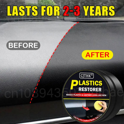 Car Plastic Restorer Back To Black Gloss Car Cleaning Products Plastic Leather Restore Auto Polish And Repair Coating Renovator Beauty World Shop