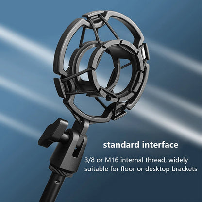 Universal Professional Condenser Microphone Shock Mount Holder Studio Recording Bracket For Large Diaphram Mic Clip Beauty World Shop