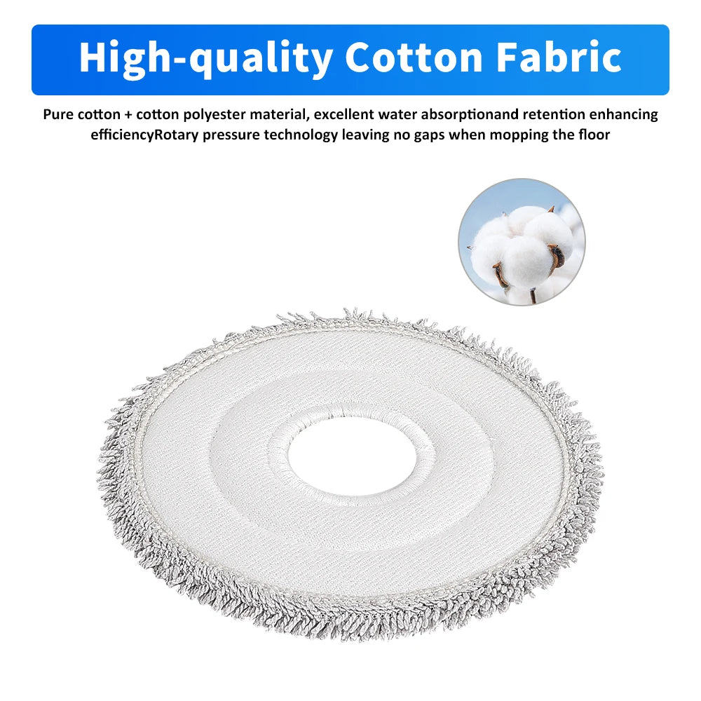 Easy Install Perfect Fit Mop Cloth Kit Mop Pad Part For Xiaomi Mijia 5 Pro OV21CN X10 Plus S10 Plus X20 X20 Plus M30 Pro M30S Beauty World Shop