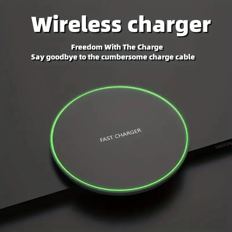 30W Wireless Charger For iPhone 15 14 13 12 X Pro Max Induction Fast Charging Pad Dock Station For Samsung S23 S22 Xiaomi Huawei Beauty World Shop
