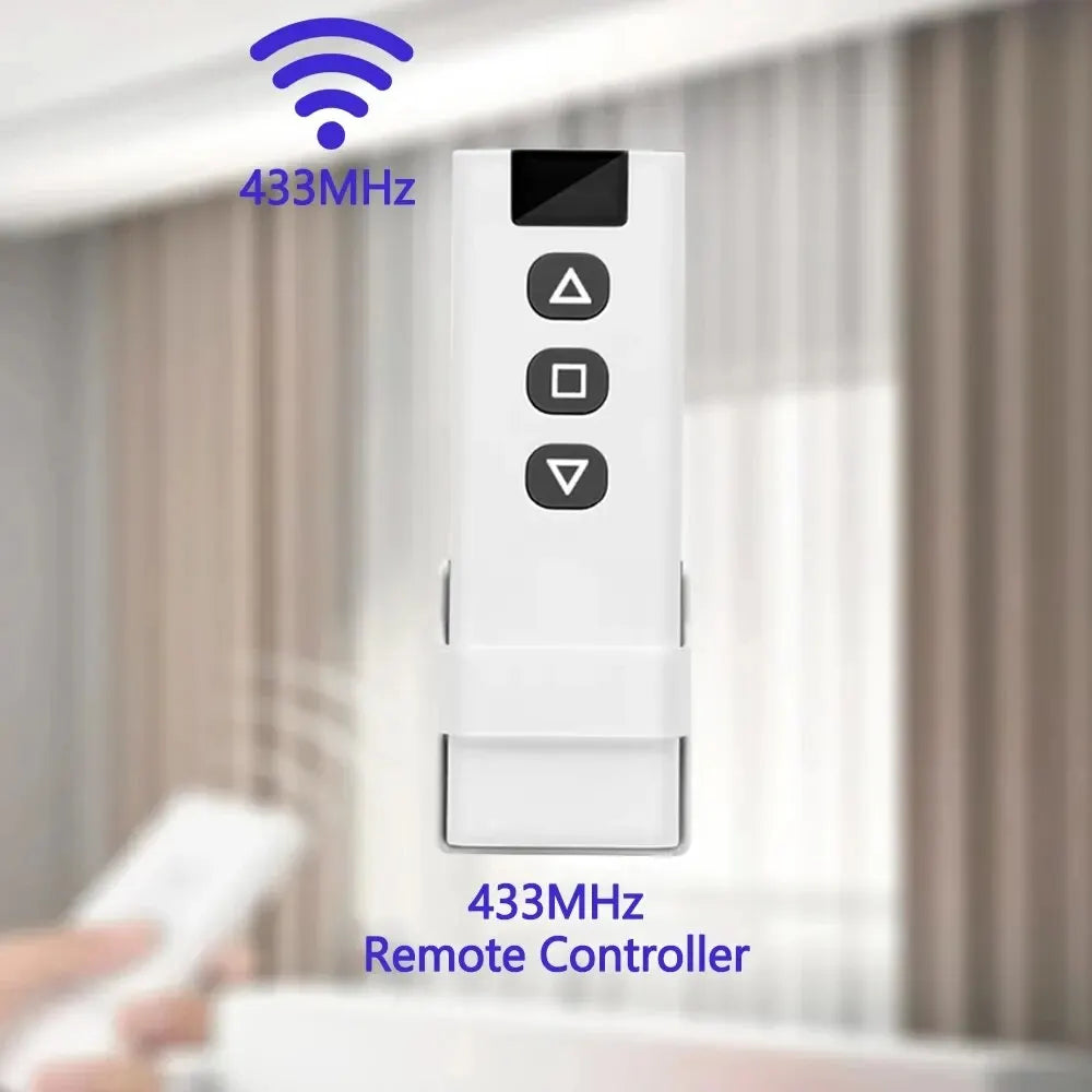 Tuya Wifi Smart Curtain Switch Controllers Blind Rolling Shutter RF 433MHz Smart Life APP Remote Voice Control Alexa Google Home Beauty World Shop