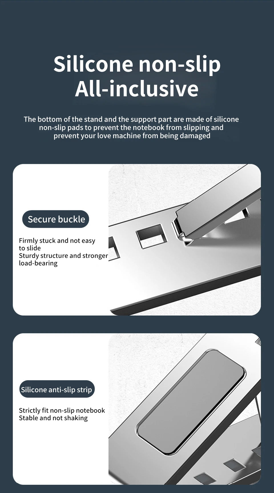 Laptop Stand For Macbook Folding Adjustable Aluminum Computer Pc Tablet Stand Notebook Tablelaptop Holder Heat Dissipation Beauty World Shop