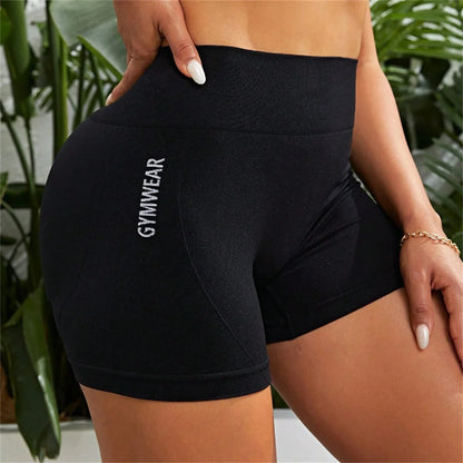 Women High Waist Butt Lift Sports Short Pants High Stretch Qyuick-Drying Breathable Yoga Shorts Athletic Tights Beauty World Shop