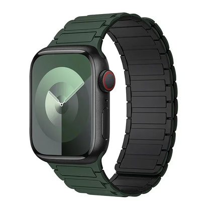 Magnetic Loop for Apple Watch Bands 44mm 40mm 49mm 45mm 41mm 38mm Silicone Bracelet iWatch Series 9 8 7 6 5 4 3 Se ultra 2 strap Beauty World Shop
