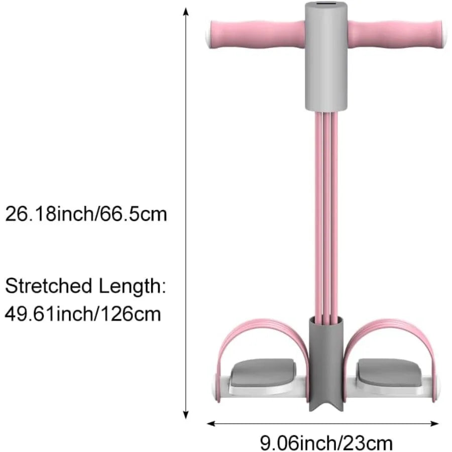 Multifunctional Pedal Puller Resistance Rope 6 Tube Tension Rope Pull Up Pilate Equipment Yoga Tension Rope Leg Trainer Workout Beauty World Shop