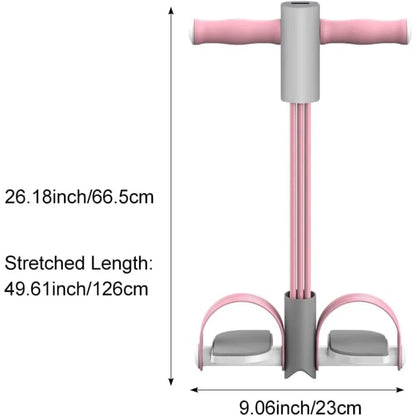 Multifunctional Pedal Puller Resistance Rope 6 Tube Tension Rope Pull Up Pilate Equipment Yoga Tension Rope Leg Trainer Workout Beauty World Shop