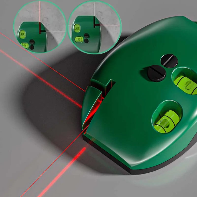 Vertical Mouse Laser Level Infrared Horizontal Line Right Angle Bubble Level Leveling 20M Long Distance 2 Lines Laser Levels ﻿ Beauty World Shop
