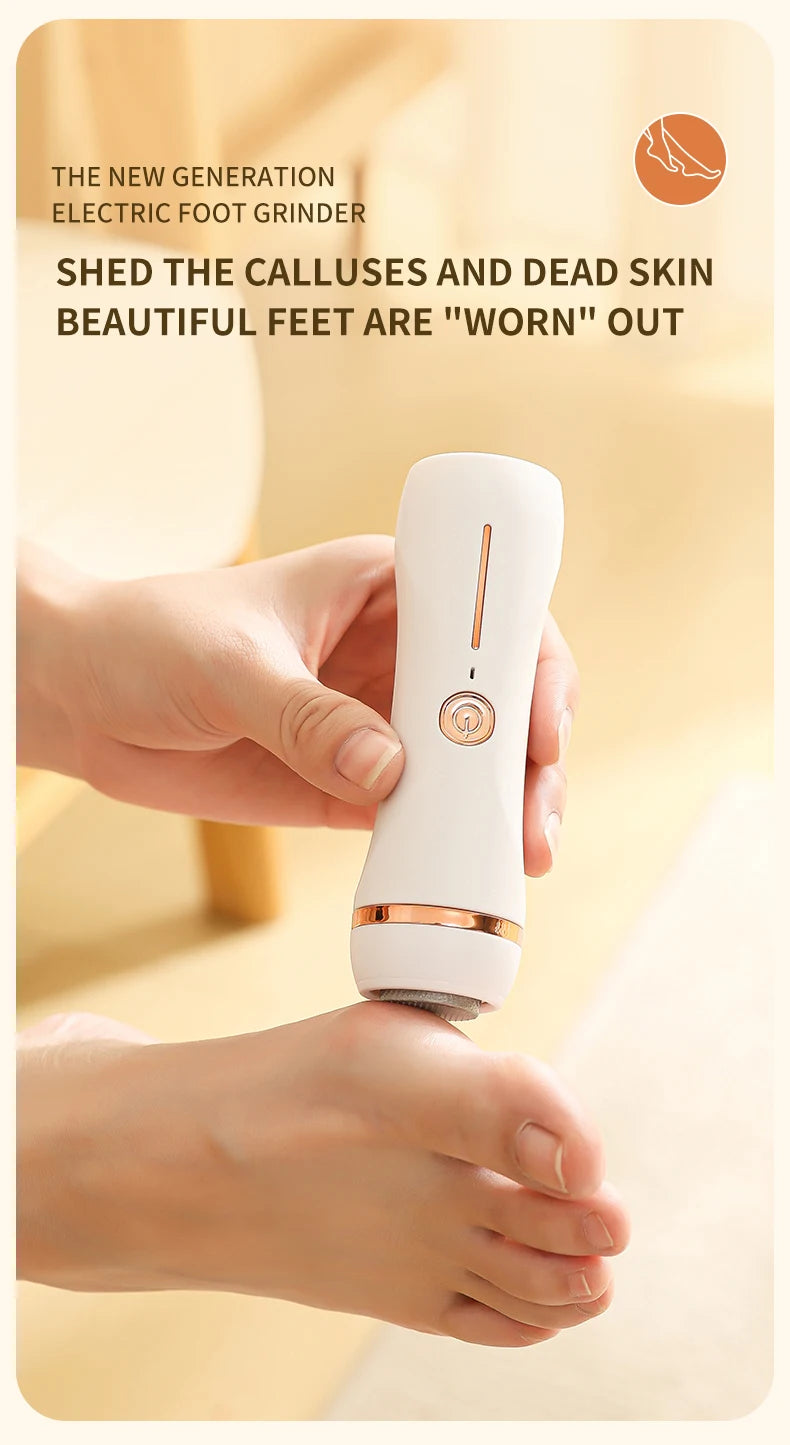 HOMEFISH Electric Foot Grinder Automatic Foot Callus Rubbing Pedicure Dead Skin Callus Remover for  Foot Beauty Machine Beauty World Shop