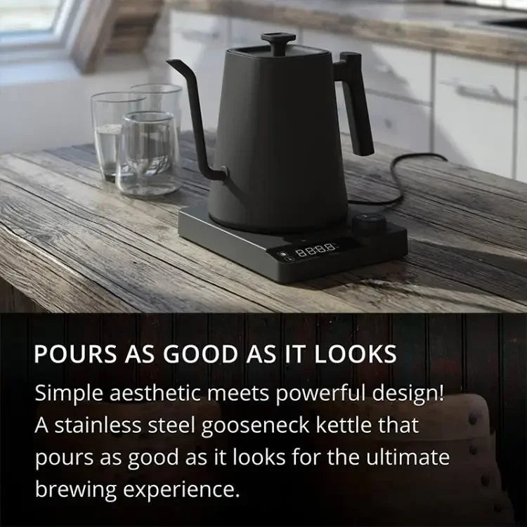 1200W Gooseneck Electric Kettle with Temperature Control Electric Kettle for Coffee and Tea Kettle Coffee Pot 110v/220v Beauty World Shop