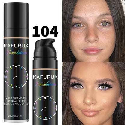 8-Color Liquid Foundation Makeup Set Waterproof Sweat-Resistant Concealer Professional Korean Style Face Base for Flawless Look Beauty World Shop