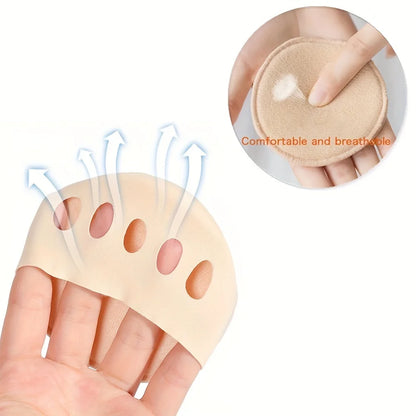 2-Pack Breathable Toe Pads, Forefoot Pad Protectors - Reusable Foot Pads, Foam Pads to Prevent Forefoot Pain and Discomfort Beauty World Shop