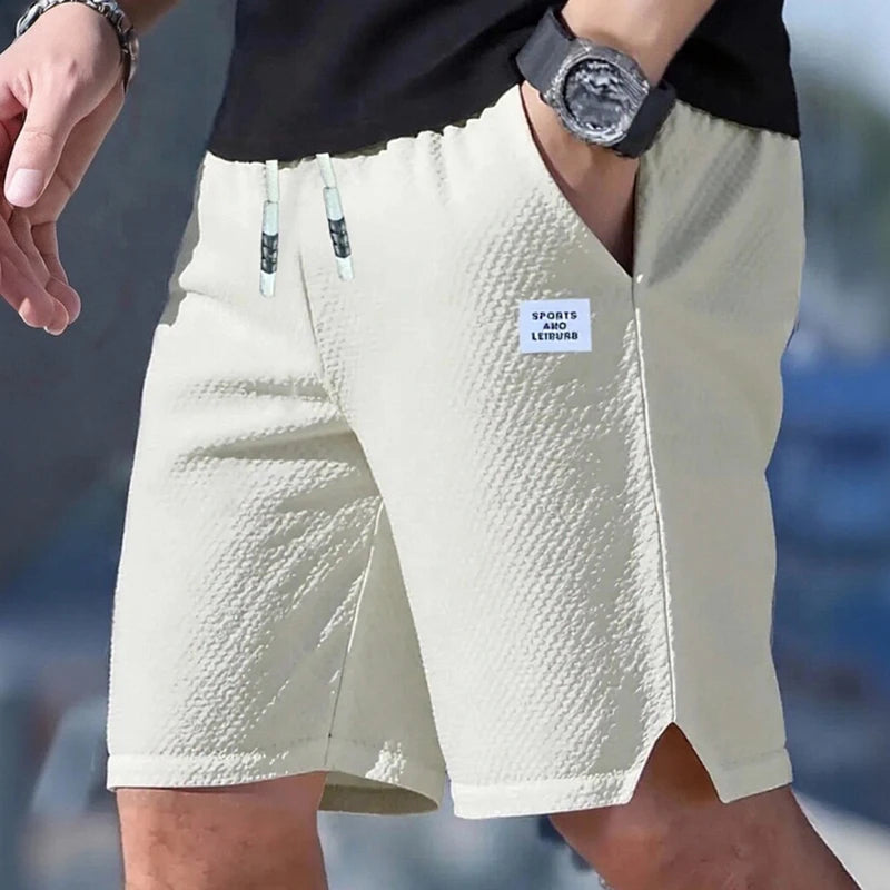 Men's Shorts, Men's Casual Pants, Men's Beach Shorts, Men's Sports Shorts, New Fashionable Textured Fabric, Breathable Pants, Suitable for Daily Casual Wear and Sports Beauty World Shop