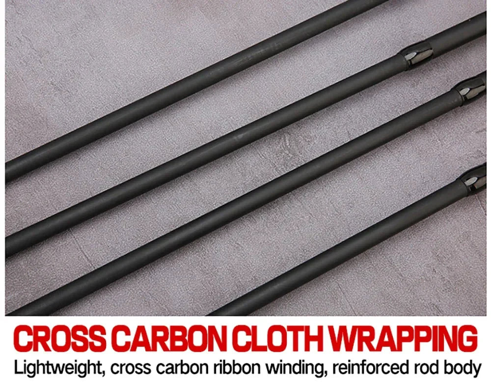 Telescopic Lure Rod 1.5M 1.8M 2.1M 2.4M Carbon Spinning Rod Baitcasting Fishing Pole 8g-25g Wooden Handle Casting Fishing Tackle Beauty Trend Shop