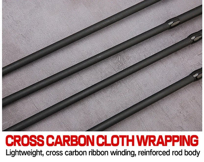 Telescopic Lure Rod 1.5M 1.8M 2.1M 2.4M Carbon Spinning Rod Baitcasting Fishing Pole 8g-25g Wooden Handle Casting Fishing Tackle Beauty Trend Shop