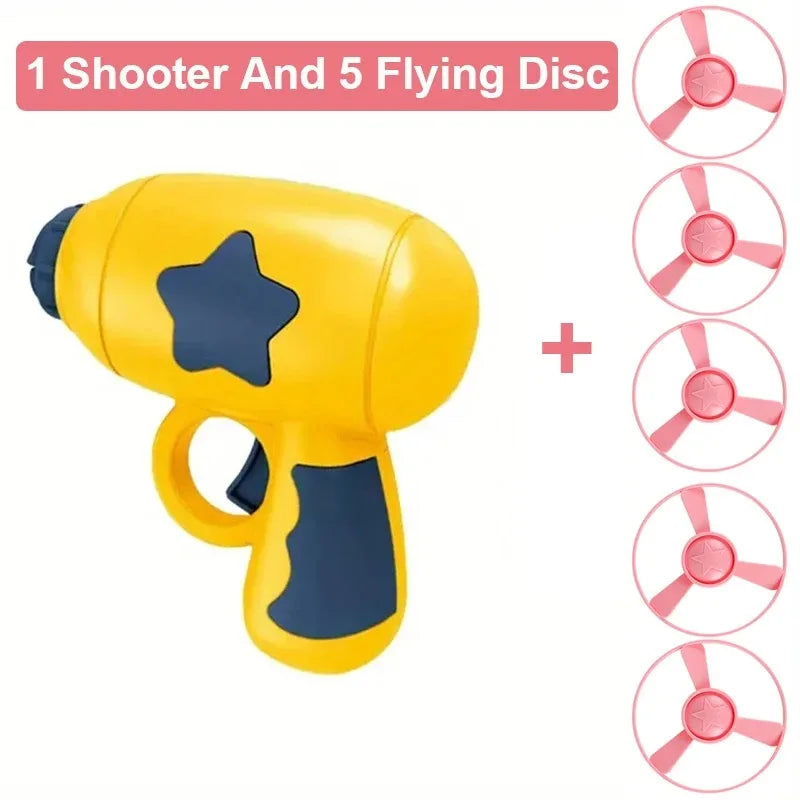 Funny Cat Toy Interactive Launch Pet Training Toy For Kitten Mini Flying Disc Shooting Gun Chasing Games Cat Toys Pet Supplies Beauty World Shop