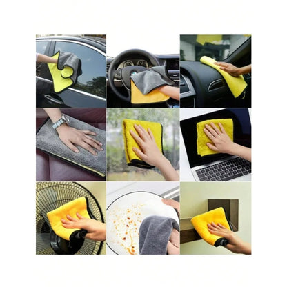 1/2/3/6/10pcs 30X60cm Microfiber Car Cleaning Towels Soft Quick Drying for Windows Mirrors Wiping Rags Double Layer Wash Cloth Beauty World Shop