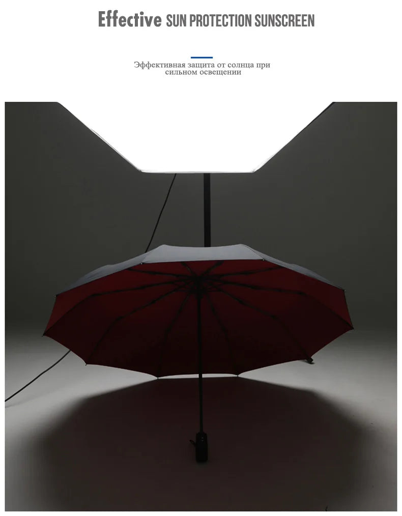 Windproof Double Layer Fully Automatic Resistant Umbrella Beauty World Shop