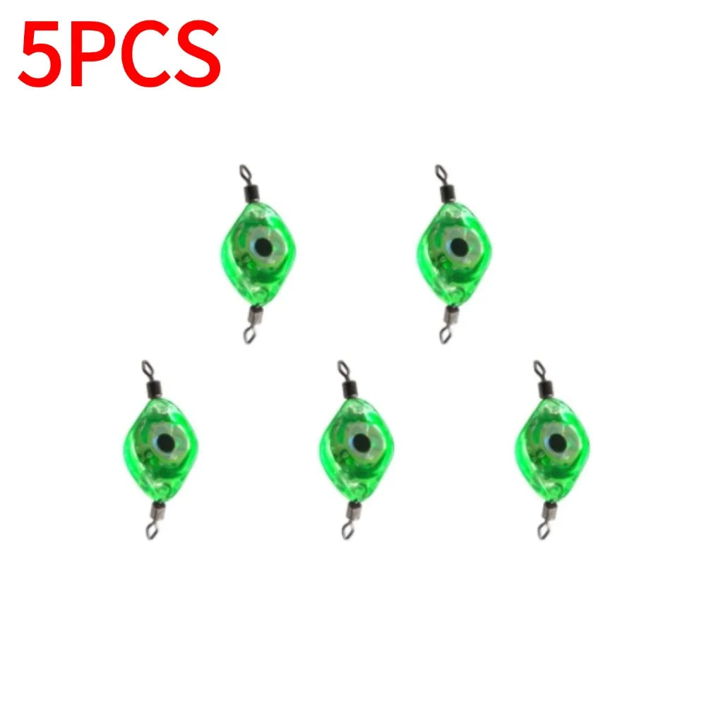 Fishing Lure Light Eye Shape Fishing Lure Light LED Waterproof Sensing Deep Drop for Seawater Freshwater for Underwater Beauty World Shop