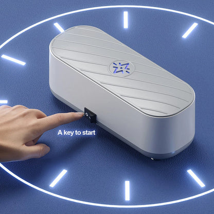 Ultrasonic Cleaning Machine USB Rechargeable Mode or Battery Mode High Frequency Vibration Wash Cleaner Jewelry Glasses  Cleaner Beauty World Shop