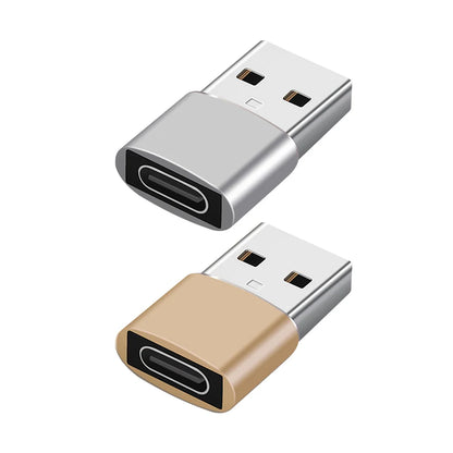2Pcs USB To Type C OTG Adapter USB USB-C Male To Micro USB Type-c Female Converter For Macbook Samsung S20 USBC OTG Connector Beauty World Shop