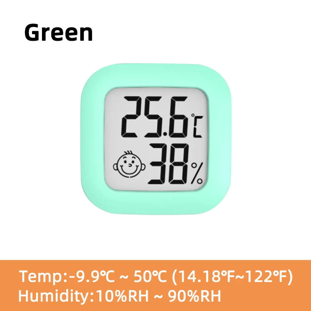 LCD Digital Thermometer Hygrometer Indoor Room Electronic Temperature Humidity Meter Sensor Gauge Weather Station For Home Beauty World Shop