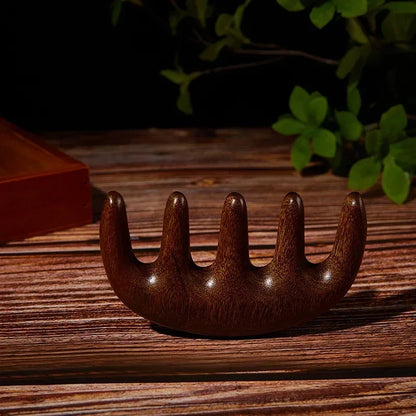 Natural Gua Sha Massage Comb Wide Tooth Facial Massager for Head Face Scalp And Body Guasha Scraping Tool Beauty Trend Shop