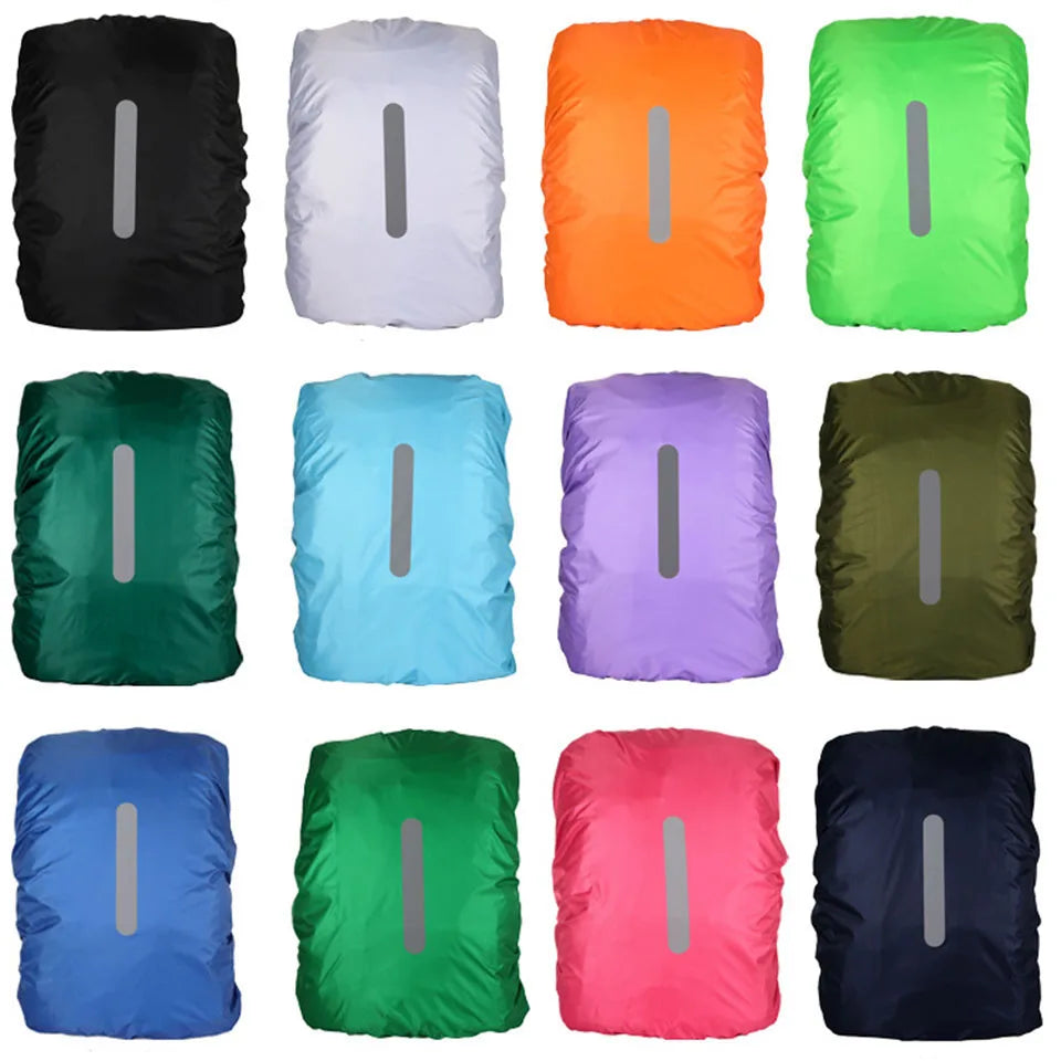 KoKossi 20L-80L Backpack Rain Cover Mountain Climbing Reflective Outdoor Waterproof Bag Camping Hiking Bag Dust Cover Woman Men Beauty World Shop