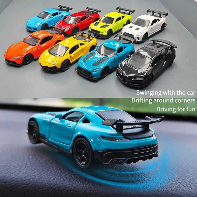 Drifting Car Model dashboard Swing Moving cool sports racing ornaments dash interior accessories decor items fun decorations men Beauty World Shop