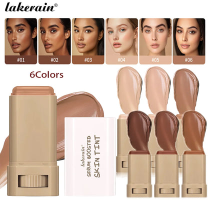 Skin Tint Stick Waterproof Nourishing Solid Tinted Serum Foundation Skin Tint Balm Face Tinted Face Contour Stick Makeup Beauty World Shop