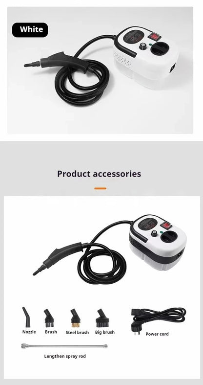 Steam Cleaner High Temperature Sterilization Air Conditioning Kitchen Hood Home /Car Steaming Cleaner 220V EU Plug Beauty World Shop