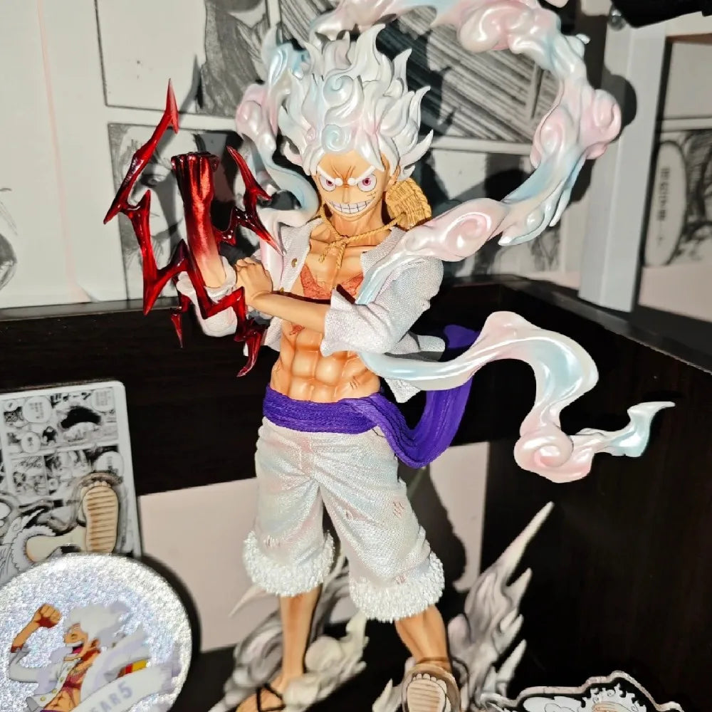 25cm Anime Figure 5 Gear Luffy One Piece Figure Nika Luffy Figure PVC Statue Collectible Model Toys Gifts Beauty World Shop
