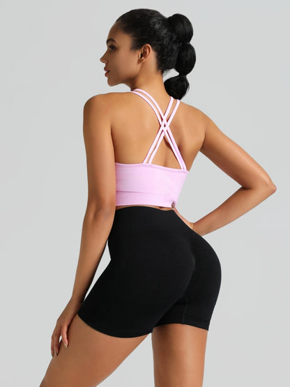 women's High Waisted Yoga Shorts Butt Lifting Tummy Control Workout Fitness Running Stretchy Booty Lift Leggings Gym Activewear Beauty World Shop
