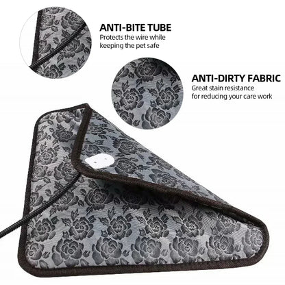 Winter Pet Heating Blanket Waterproof Wearable Wear Resistant Temperature Warm Cat Dog Mattress Indoor Heating Pad Pet Supplies Beauty World Shop