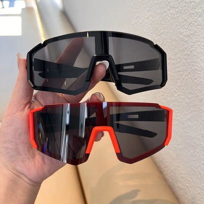 Hiking 2pcs Cycling Anti Light Glasses Men Women UV400 Sandproof Eye Protector Shades Outdoor Sports Goggle Anti Radiation Lens Beauty World Shop