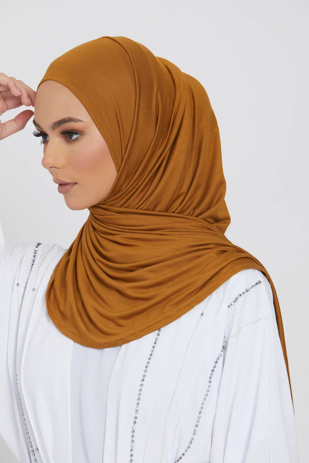 Muslim Jersey Hijab Scarf Women Long Solid Color Head Wrap For Women Hijabs Scarves Ladies Muslim Veil Jersey Hijabs Beauty World Shop