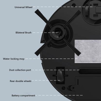 Intelligent Sweeping Robot Household Vacuum Cleaner Smart Vacuum Mop Robot Portable Sweeping Machine Home Cleaning Appliances
