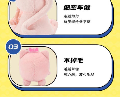 Original Anime Pokemon Kawaii Pikachu Keychain Gengar Mew Jigglypuff Mimikyu Stuffed Toy Cute Plush Keyring Doll Pendant Gift Beauty World Shop