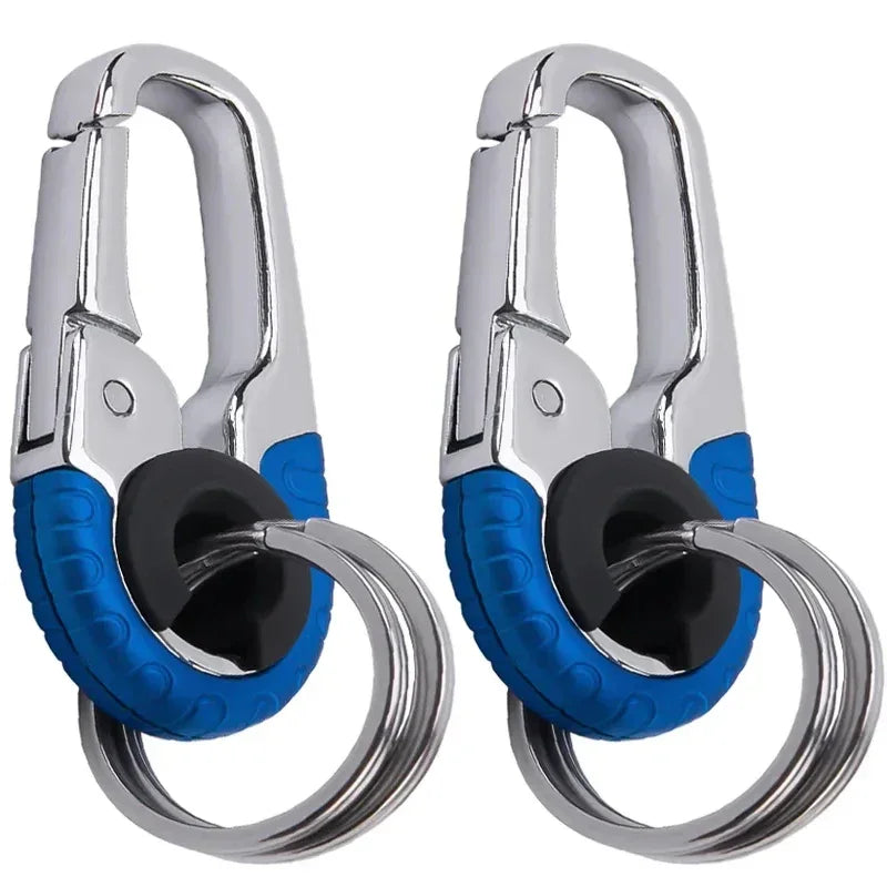 Keychain Buckle for Men Stainless Steel Key Ring Key Chain Hook Outdoor Carabiner Climbing Keyfob Accessories Beauty World Shop