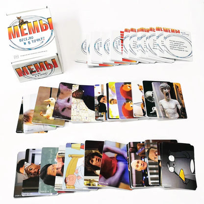 Russian Board Game Мемы  Fun and Accurate for Adults 18 Party Game Art E060 Beauty World Shop