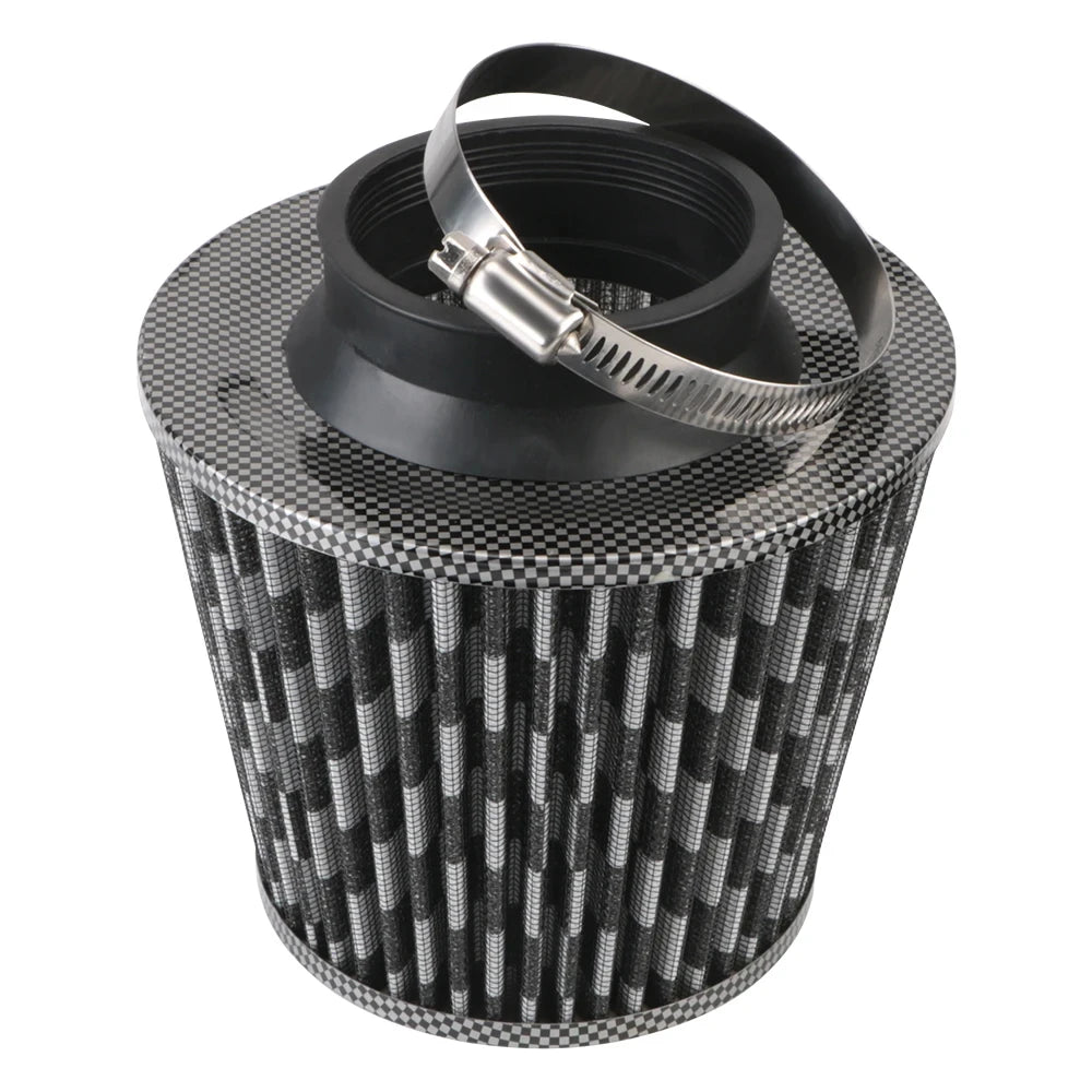76MM 3 Inch Car Air Filters Vent Filter High Flow Intake Kit Mesh Cone Engine Protector Replacement Auto Accessories Universal Beauty World Shop
