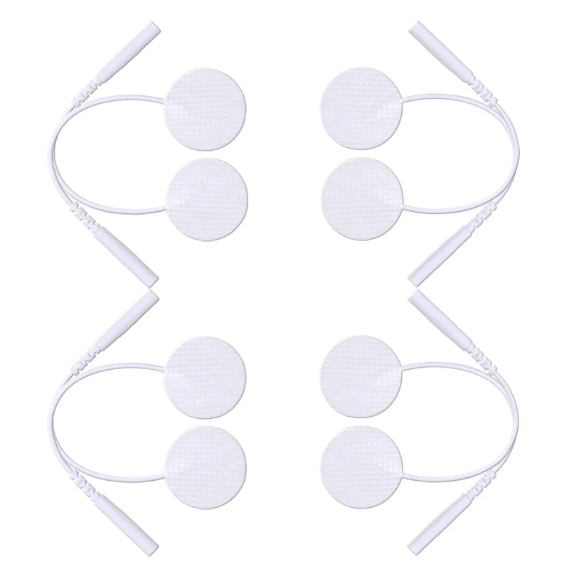 25mm Self-Adhesive Electrode Pads with Conductive Gel for EMS Electric Muscle Stimulator Pulse Massager Replacement Accessory Beauty World Shop