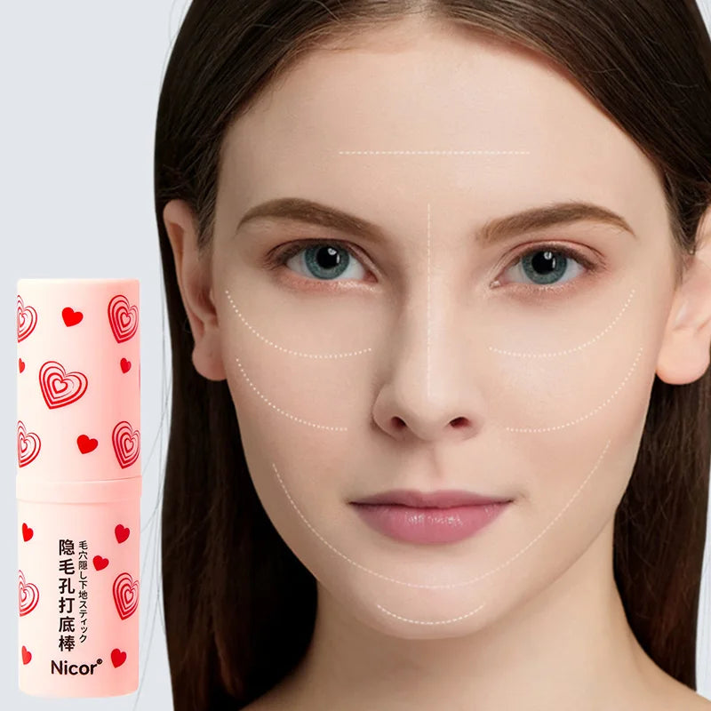 Pre-makeup isolation base stick, less prone to powder sticking, natural makeup effect, matte coverage, and long-lasting makeup Beauty Trend Shop