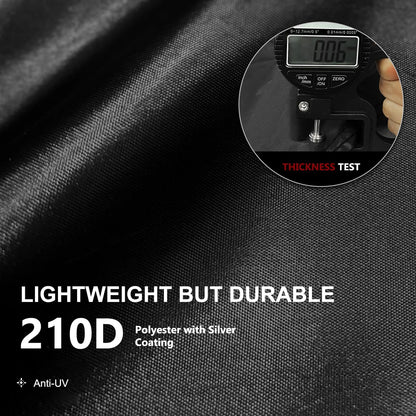 Waterproof Cycle Bike Rain Cover, Bicycle Cover Rain Sun UV Dust Windproof With Lock Hole for Mountain, Road & Dirt Bike Beauty World Shop