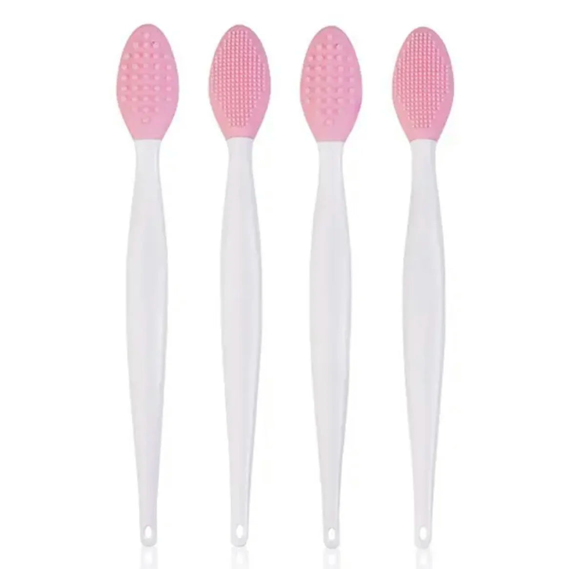 1PC/4PCS  Beauty Skin Care Wash Face Silicone Brush Exfoliating Nose Clean Blackhead Removal Brushes Tools With Replacement Head Beauty World Shop