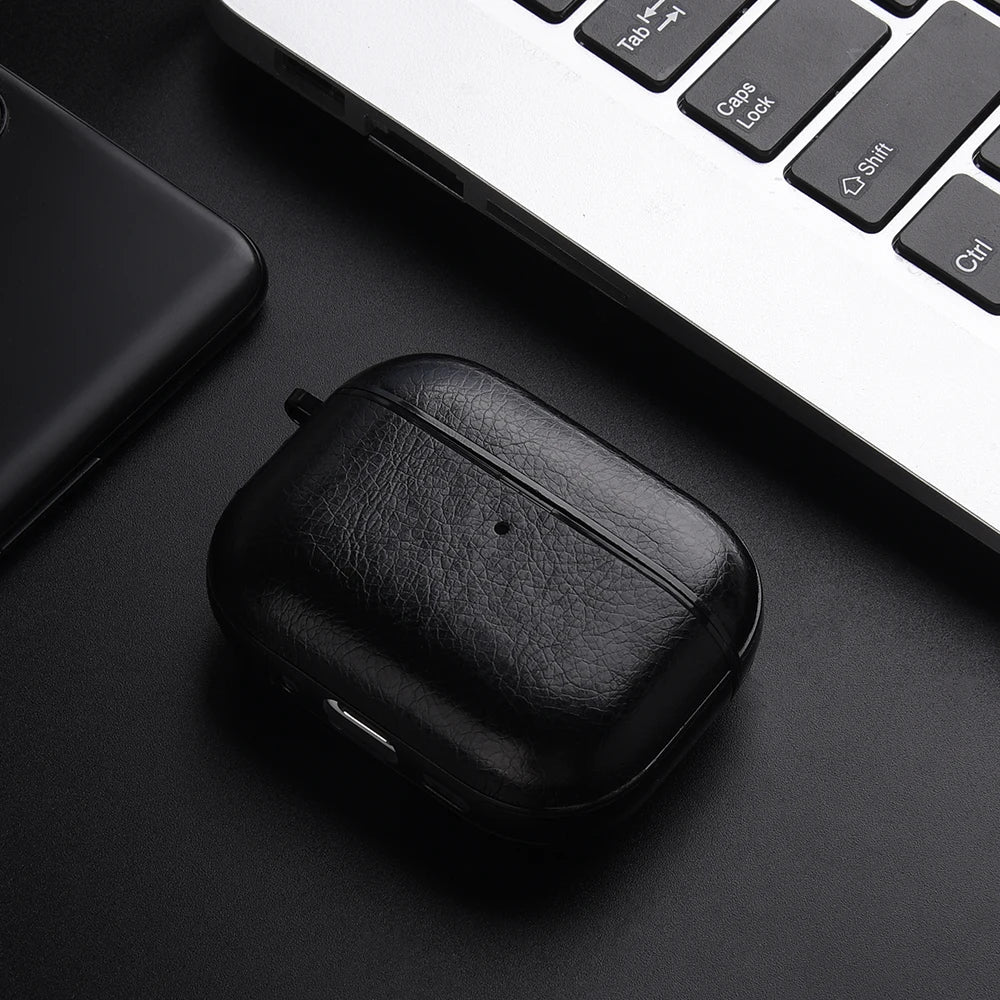 Leather PU Earphone Cover For AirPods Pro 3 2025 Case For AirPods Pro 2 2nd Pro2 Cases For AirPods 4 3 2 1 Funda Headphone Coque