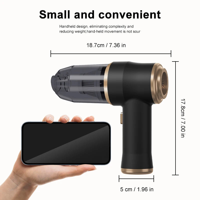 Wireless Car Vacuum Cleaner for Cleaning Bedroom Carpets Portable High Power Function Home Appliance Cleaning Machine Beauty World Shop