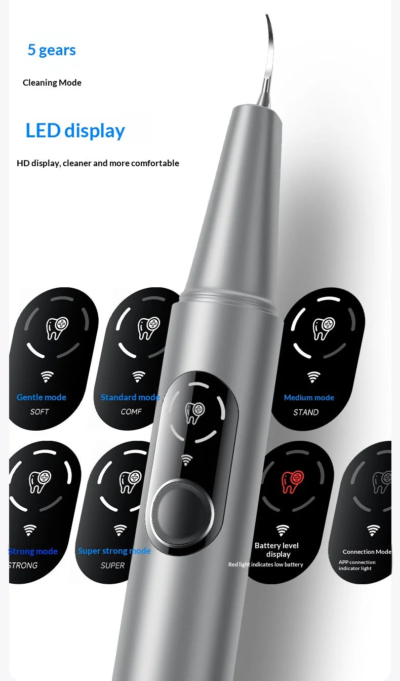 HOMEFISH Home Dental Cleaning Device Professional Tool for Removing Tartar Plaque And Calculus with Visual Technology Beauty World Shop